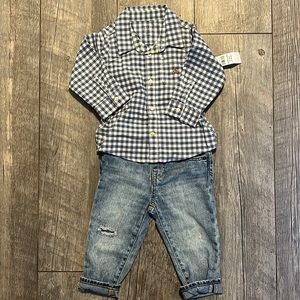 NWT Gap Denim Toddler Set